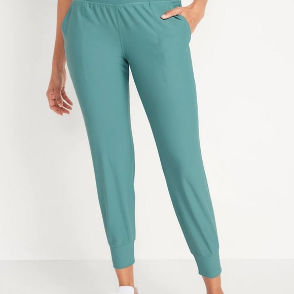 Old Navy High-Waisted PowerSoft 7/8-Length Joggers Tennessee Blue S NWT - Picture 2 of 6